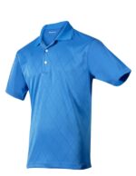 Merchandising empresarial con distintas opciones de personalización, playera yager azul caballero talla ch