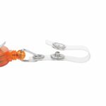 Regalos empresariales diseñados para mantener buen estilo con tu empresa, portagafete retráctil naranja
