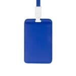 Modelos versátiles de productos promocionales que mantienen buen estilo, portagafete dravik azul