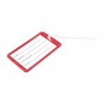 Identificador armstrong rojo, merchandising empresarial con terminados y colores institucionales
