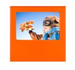 Portarretrato cindrel naranja, línea funcional de regalos empresariales para fin de año o agradecimientos