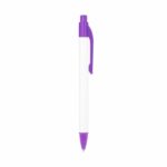 Bolígrafo chad morado, artículos personalizados disponibles con terminados mate o brillantes