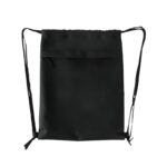 Diseños en regalos corporativos con imagen moderna y fina, bolsa-mochila zoka negro