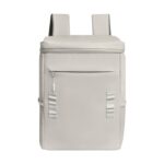 Mochila-lonchera frivel gris, diseños funcionales en merchandising empresarial de fácil distribución