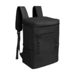Mochila-lonchera frivel negro, productos promocionales con diseño contemporáneo y flexible