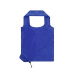 Línea de artículos personalizados disponibles en distintos formatos, bolsa cori azul