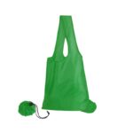 Opciones económicas en merchandising empresarial y de aceptable calidad, bolsa cori verde