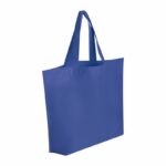 Artículos personalizados con presentación limpia y formal, bolsa kivora azul
