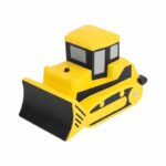 Artículos personalizados que refuerzan la imagen institucional de tu empresa, anti-stress bulldozer amarillo