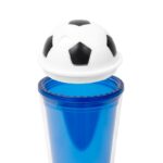 Artículos personalizados disponibles para impresión directa o digital, vaso champion azul