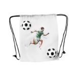 Artículos promocionales que reflejan compromiso y atención al detalle, bolsa-mochila mágica soccer blanco