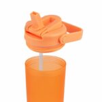 Línea de merchandising para empresas con diseños prácticos y actuales, termo frao naranja