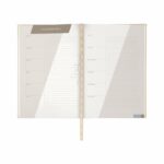 Agenda diaria clásica 2027 beige, regalos promocionales con presentación profesional y materiales duraderos