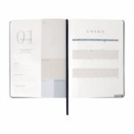 Línea de regalos publicitarios con excelente imagen y materiales de calidad, agenda diaria ultra 2027 azul
