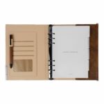 Agenda semanal premium  2027 café, fabricación de artículos promocionales con base en materiales nacionales