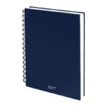 Agenda diaria lette 2027 azul marino, artículos promocionales con materiales de calidad y terminados finos