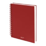 Merchandising empresarial creado para mantener tu marca visible, agenda diaria lette 2027 tinto