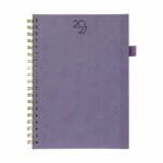 Regalos corporativos con opción de entrega local o nacional, agenda semanal terra 2027 morado