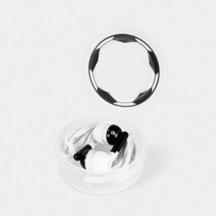 Merchandising empresarial enfocado en productos prácticos y con buena reputación, auriculares soccer