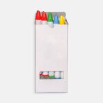 Caja de crayones, artículos empresariales que fortalecen la relación entre cliente y marca