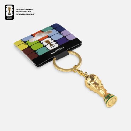 Llavero trofeo copa mundial fifa, artículos de merchandising empresarial con presentación flexible para obsequios