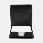 Regalos promocionales de línea ejecutiva con estilo clásico y funcional, porta notas box notes