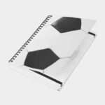 Libreta soccer notes, diseños funcionales en merchandising empresarial de fácil distribución