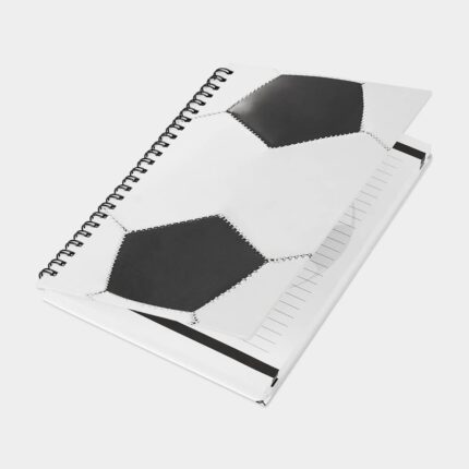 Libreta soccer notes, diseños funcionales en merchandising empresarial de fácil distribución