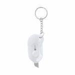 Artículos de merchandising para empresas con envío nacional, llavero cúter lio blanco