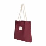 Regalos corporativos preparados para campañas de reconocimiento o festividades, bolsa mareline tinto