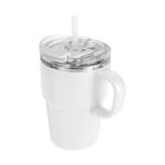 Regalos corporativos que fortalecen la relación con clientes y proveedores, taza bursa blanco