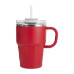 Taza bursa rojo, artículos personalizados creados para mantener uniformidad visual en campañas