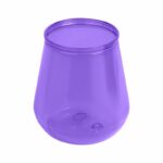 Regalos corporativos pensados para generar cercanía y cordialidad, vaso clink morado