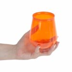 Vaso clink naranja, opciones oportunas de merchandising para empresas con terminados fenomenales