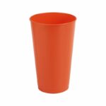 Merchandising empresarial enfocado en productos prácticos y con buena reputación, vaso henekt naranja