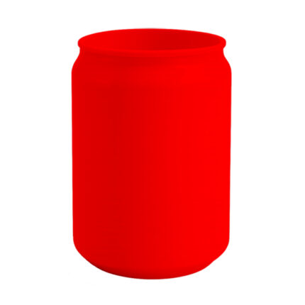 Merchandising para empresas con atención personalizada y entrega puntual vaso fresca rojo solido