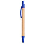 Soluciones simples en artículos promocionales para mantener presencia bolígrafo eco style azul