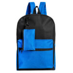 Mochila ghana azul línea funcional de artículos promocionales con buena aceptación en eventos