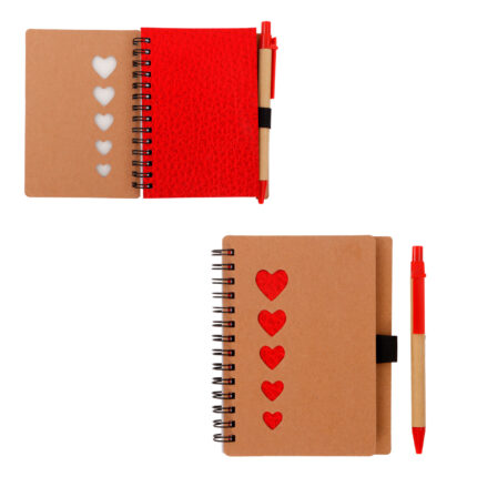 Línea general de regalos promocionales disponibles todo el año libreta jart