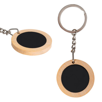 Merchandising para empresas adecuado para oficinas, eventos y festividades llavero bois