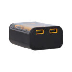 Línea básica de artículos personalizados con terminados uniformes power bank gama negro