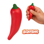 Squishy chilli artículos promocionales hechos para representar la imagen de tu empresa