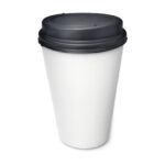 Artículos de merchandising empresarial con presentación refinada y empaque profesional squishy café blanco