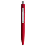 Línea práctica de productos promocionales de amplia disponibilidad bolígrafo metálico atom rojo