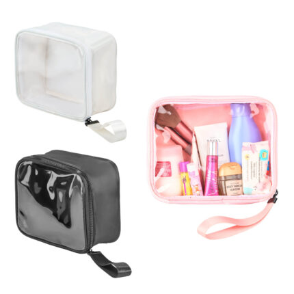 Línea de artículos personalizados disponibles en distintos formatos cosmetiquera rectangular jane