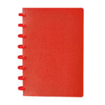 Libreta milton rojo regalos corporativos ideales para colaboradores, socios o clientes frecuentes