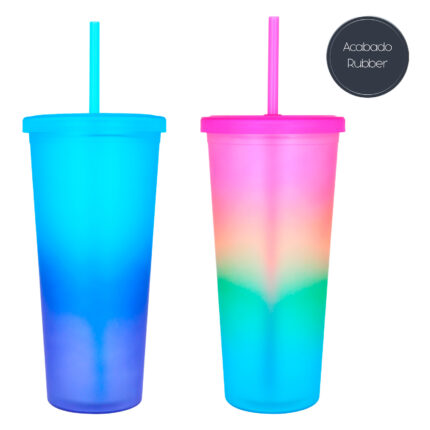 Líneas completas de artículos personalizados en materiales duraderos termo arcoiris