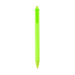 Bolígrafo mim verde artículos promocionales que cumplen la función de presencia  de tu marca