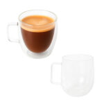 Taza bruna línea práctica de productos promocionales de amplia disponibilidad