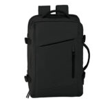 Mochila qian negro artículos publicitarios que equilibran costo y reputación